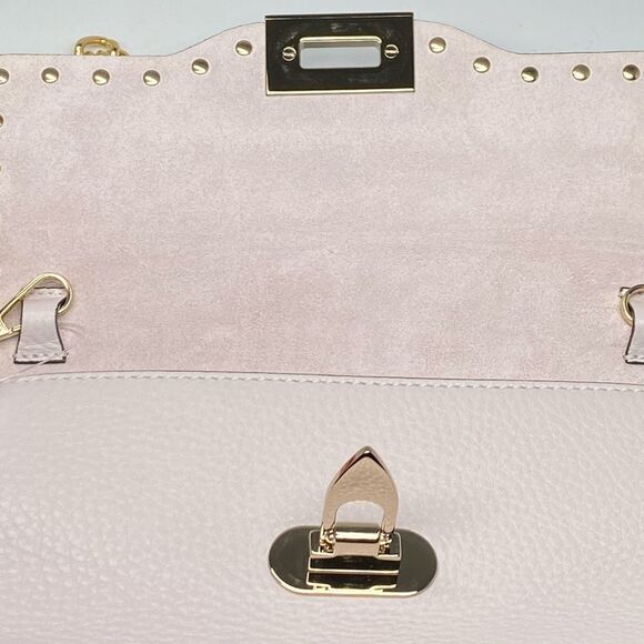 Valentino Garavani Small Rockstud Grainy Calfskin Crossbody Bag - Picture 9 of 12